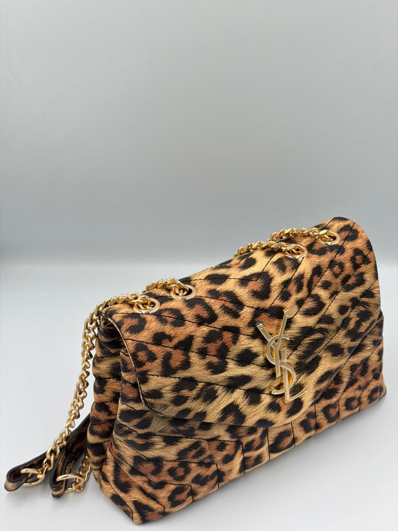 YSL LOULOU leopard