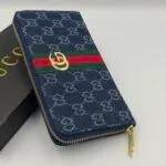 Portefeuille Gucci bleu marine