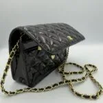 Chanel jumbo glacé 20cm Noir – Image 3