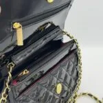 Chanel jumbo glacé 20cm Noir – Image 2