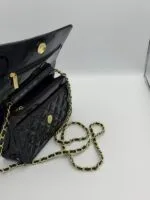 Chanel jumbo glacé 20cm Noir – Image 4