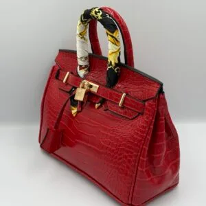Hermès Birkin croco 25cm Rouge