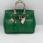 Hermès Birkin croco 25cm vert