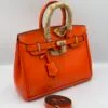 Hermès Birkin croco 25cm Orange