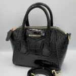 Sac Givenchy mini antigona Noire Croco