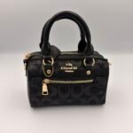 Sac coach speedy nano 20 cm Noir – Image 2