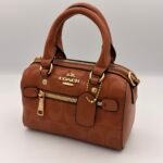 Sac coach speedy nano 20 cm marron