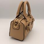 Sac coach speedy nano 20 cm beige – Image 3