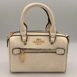 Sac coach speedy nano 20 cm blanc casse – Image 2