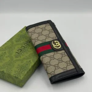 Portefeuille Gucci beige