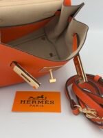 HERMES BIRKIN 20CM Orange – Image 4