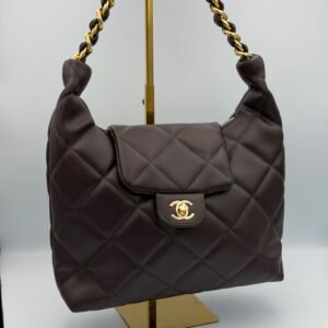 CHANEL KELLY 30CM Marron chocolat
