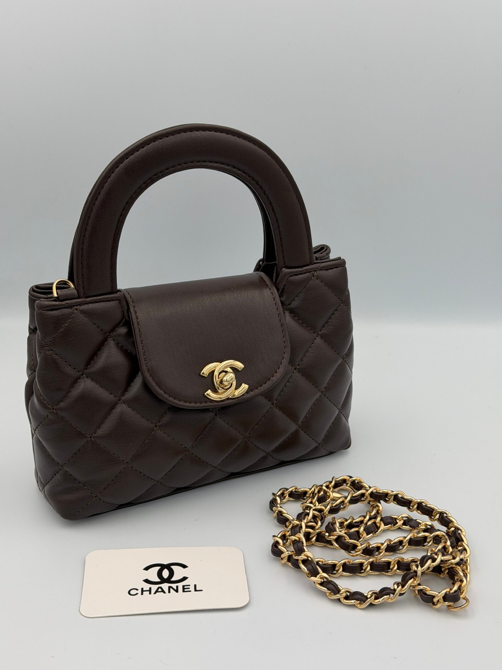 img_4804 CHANEL kelly 25CM Marron chocolat – Image 1