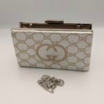 Sac à main soirée Gucci argenté